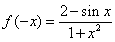 自考《高等数学（一）》真题练习：函数综合性质（12.04）3